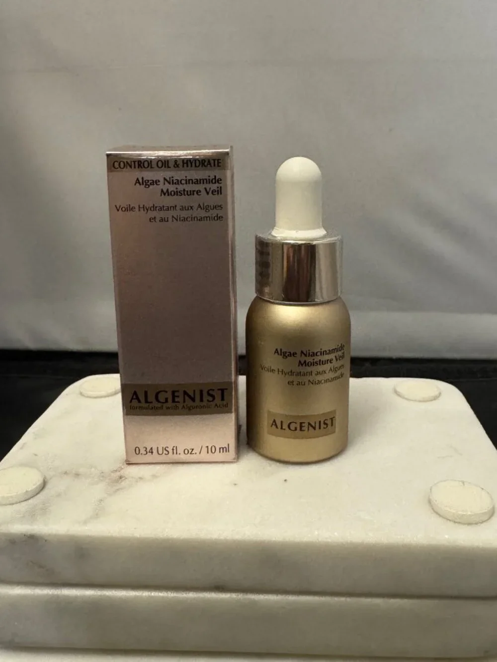 3 bottles Algenist Control Oil and Hydrate Moisture Veil